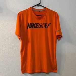 Nike Golf Orange Short Sleeve Tee